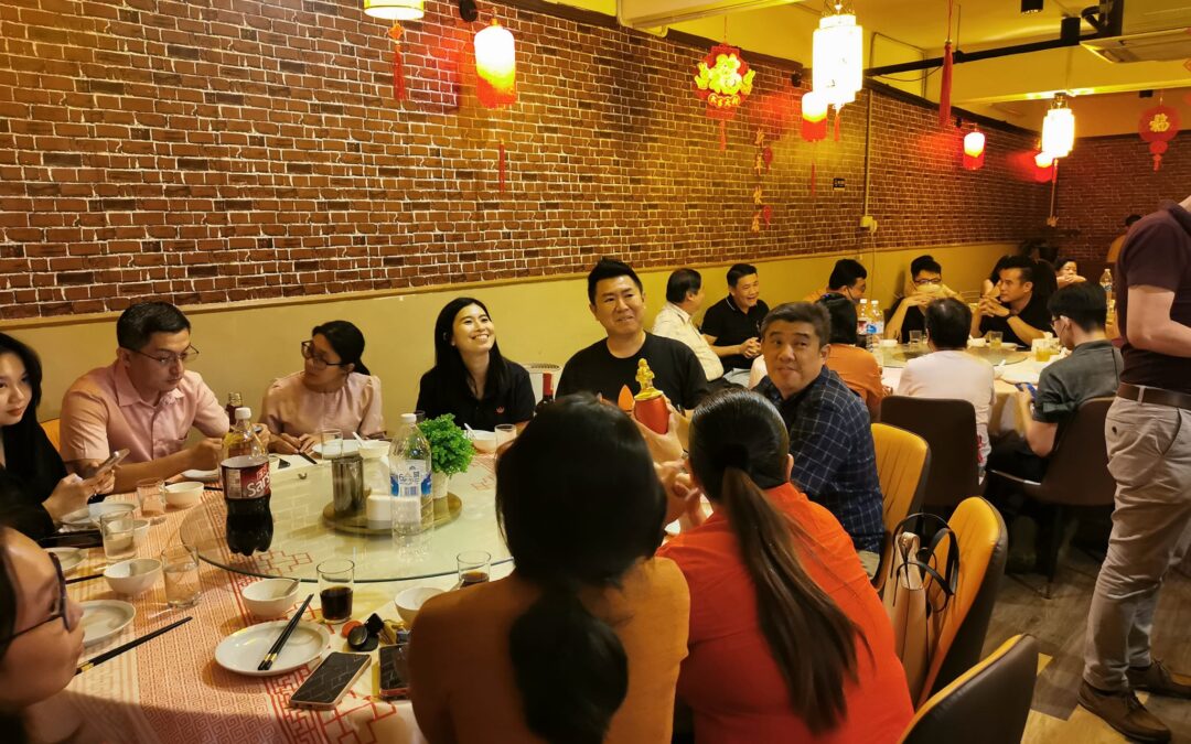 旧正月前のチームのお祝い！